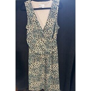 Giorgio Fiorlini Collection Women’s XL Leopard Print V-Neck Sleeveless Jumpsuit